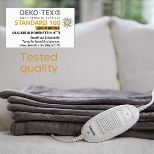 Beurer HD 75 Cosy Heated Overblanket Taupe freeshipping - Care Monitors UK I Discover The Best Range of Home Healthcare