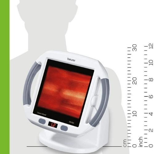 Beurer IL 50, Infrared heat lamp, item dimensions, wellbeing, pain relief, Care Monitors UK
