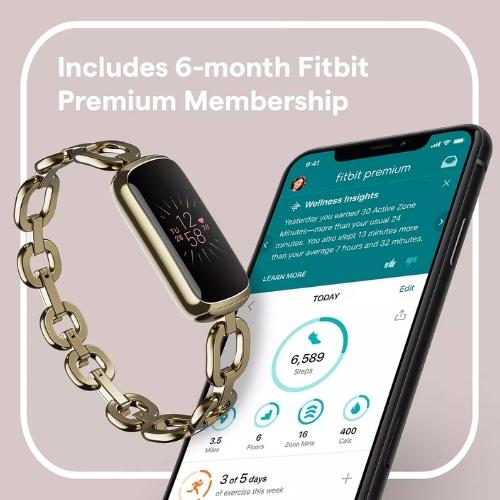 Fitbit Luxe SE Fitness & Wellness Tracker - Soft Gold