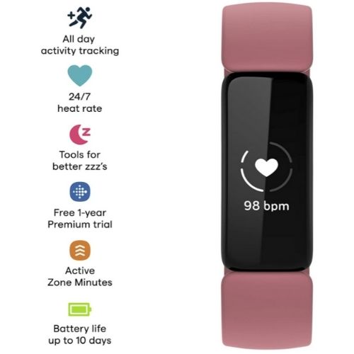 Fitbit Inspire 2 Fitness Tracker - Desert Rose 