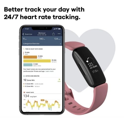 Fitbit Inspire 2 Fitness Tracker Desert Rose freeshipping - Care Monitors UK I Discover The Best Range of Home Healthcare