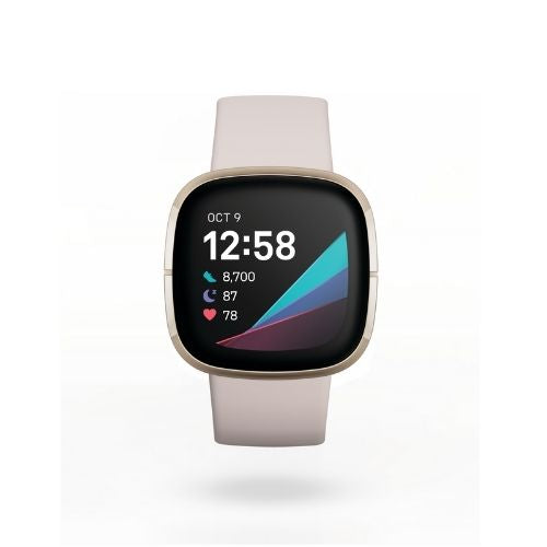 Fitbit Sense Lunar White/Soft Gold Smart Watch freeshipping - Care Monitors UK I Discover The Best Range of Home Healthcare