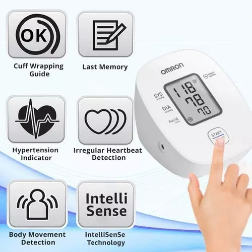 Omron M2 Basic Upper Arm Blood Pressure Monitor HEM-7121J-E freeshipping - Care Monitors UK I Discover The Best Range of Home Healthcare