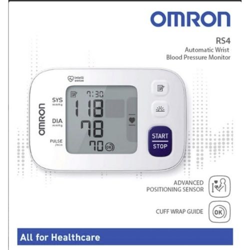 Omron RS4 Automatic Wrist Blood Pressure Monitor HEM-6181-E